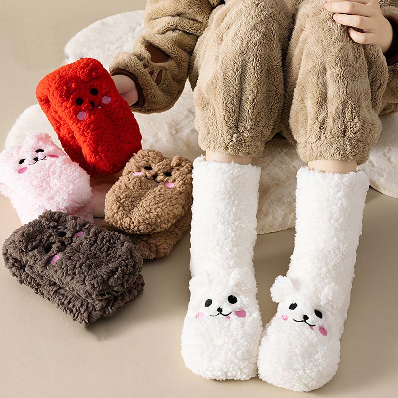 BowLift | Little Bear Ultra-thick Cozy Slipper Home Socks