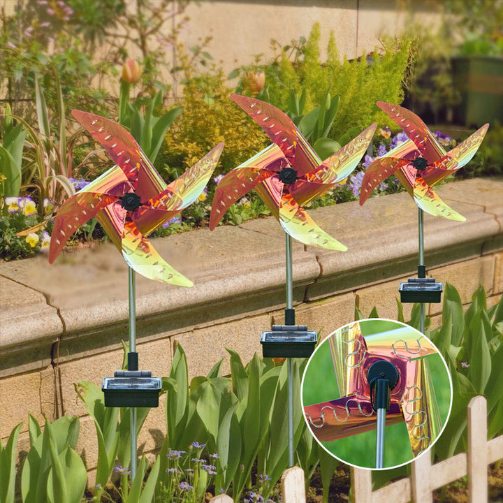 BowLift | Waterproof Solar Garden Windmill Light