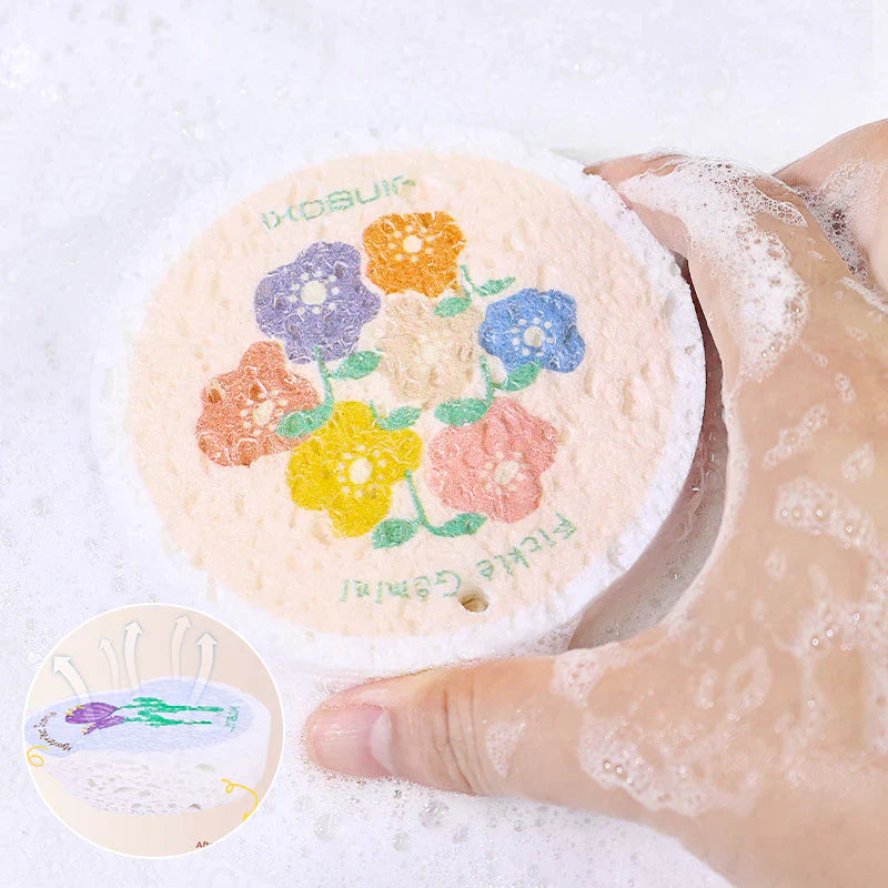 BowLift | Kitchen flower print wood pulp cotton cloth