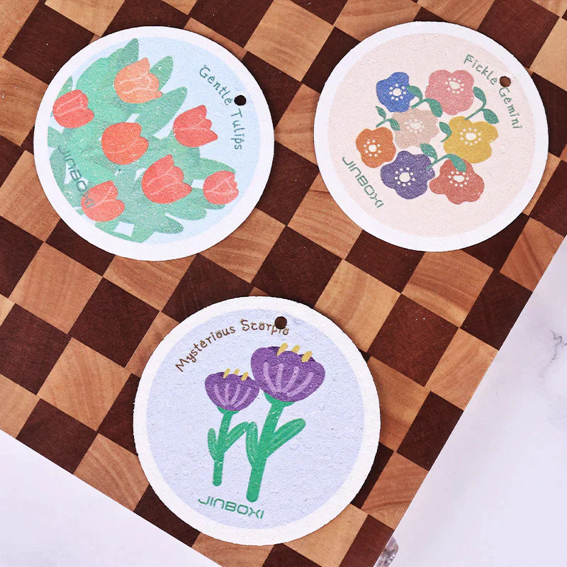 BowLift | Kitchen flower print wood pulp cotton cloth