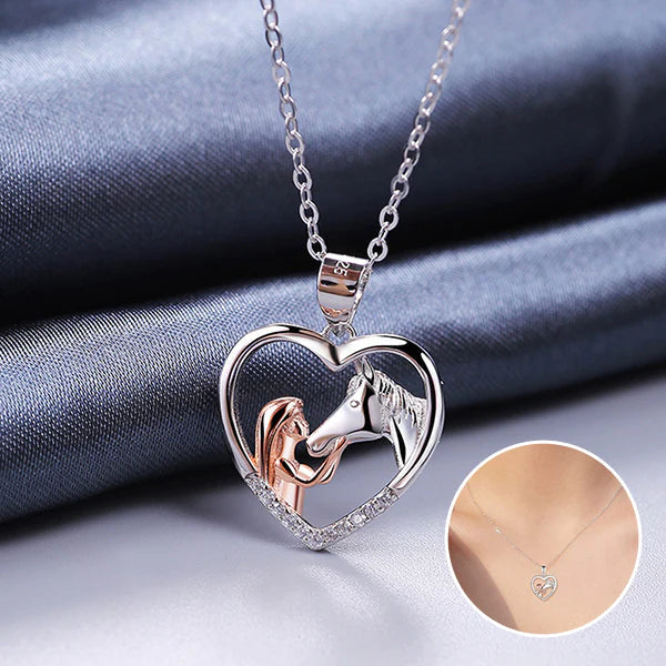 BowLift | Girl and Horse Necklace Chain