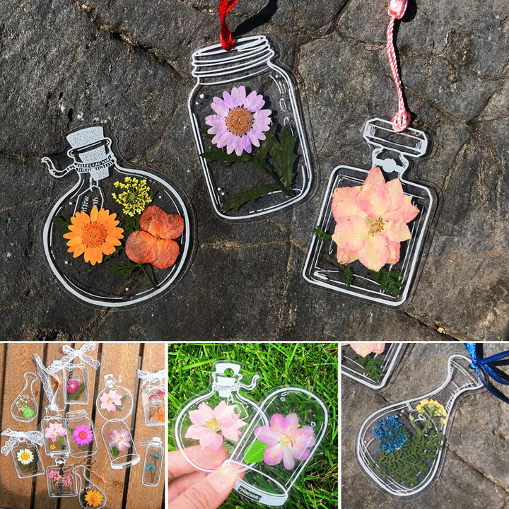 BowLift | Transparent dried flower bookmarks