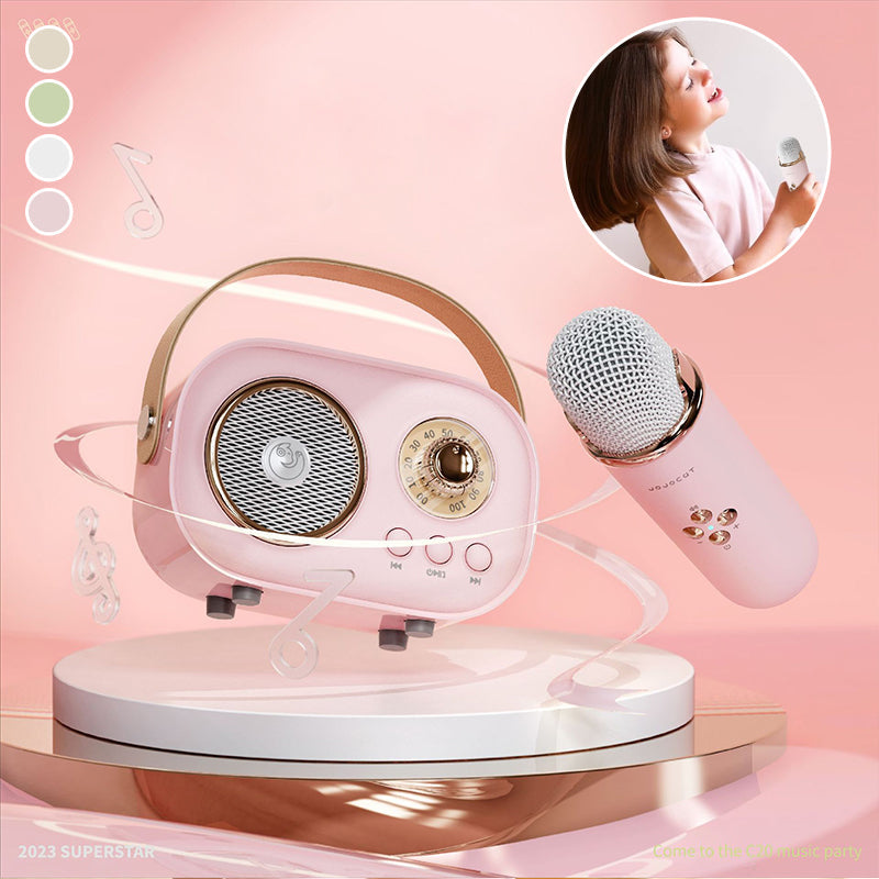 BowLift | Mini Karaoke Machine & Bluetooth Speaker With Wireless Microphone