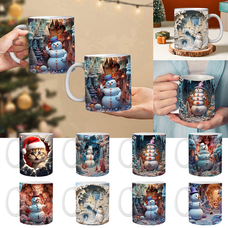 BowLift | 3D Christmas Snowman Mug