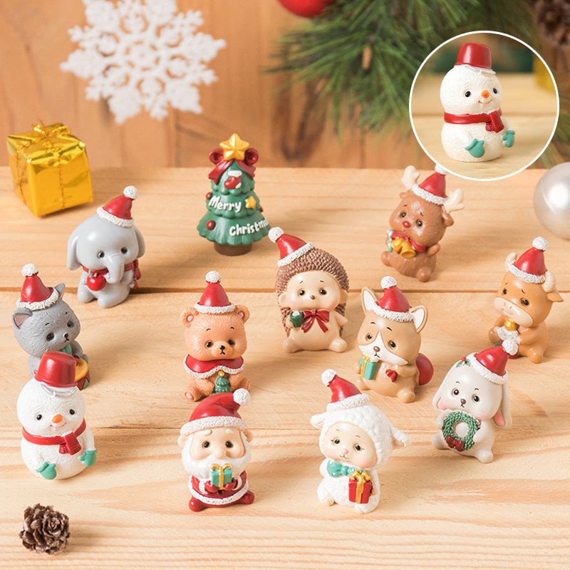 BowLift | Handmade Animal Santa Ornaments