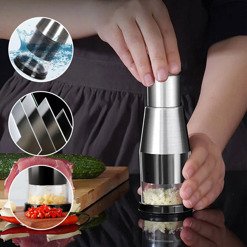 BowLift | GarlicMaster™ | Efficient Garlic Press for Quick Crushing & Easy Cleanup in Kitchen Cooking