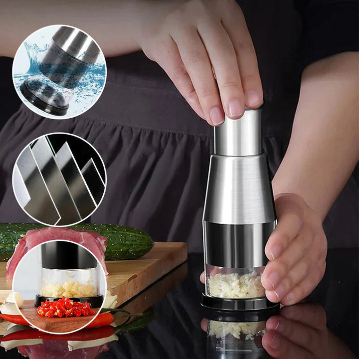 BowLift | Multifunctional Garlic And Vegetable Chopper – Stainless Steel Cutter For Fast Chopping