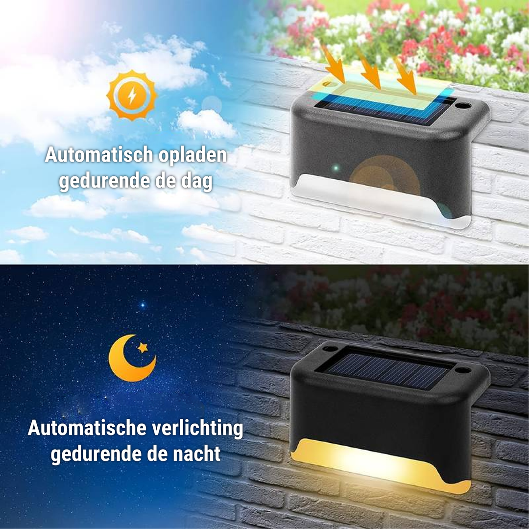 BowLift | Outdoor Solar LED Wall Light for Garden