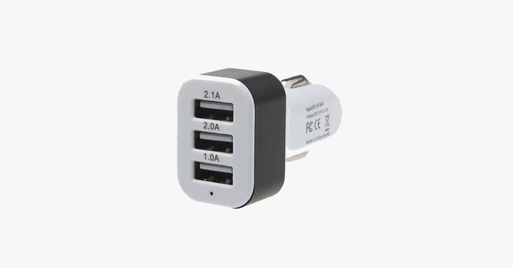 BowLift | Universal 3-Port USB Car Charger – Easily charge multiple devices in your car!