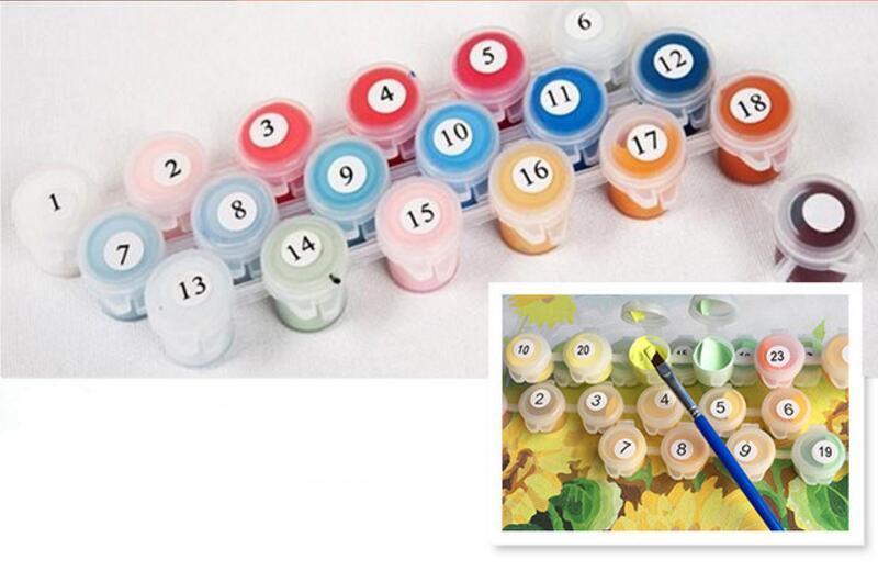 Geeky Frog - Van-Go Paint-By-Number Kit | Bowlift