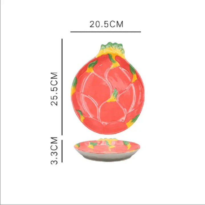 BowLift | Vegetable Shapes Ceramic Salad Plate