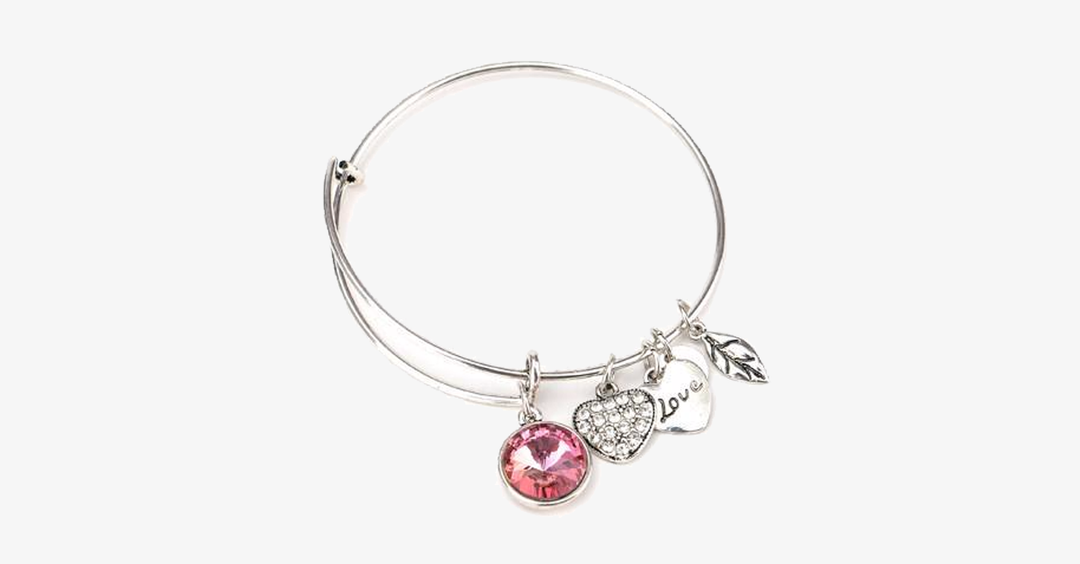 BowLift | October Birthstone Charm Bracelet