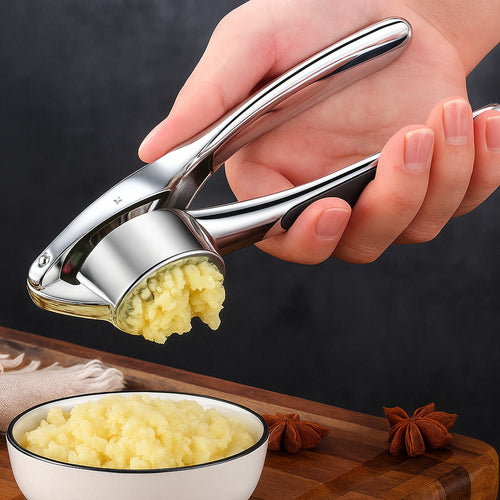 BowLift | Minimalist Stainless Garlic Squeezer with Non-Slip Handle