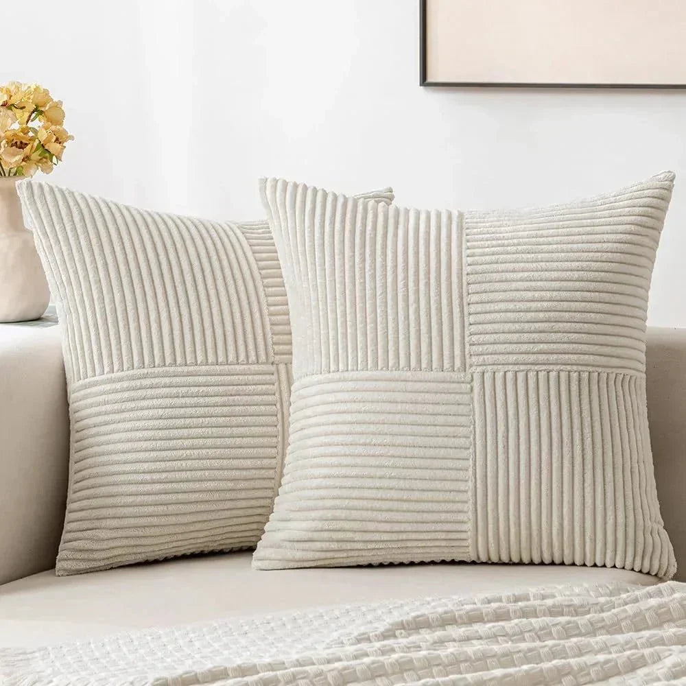 BowLift | VelvetEase – Soft Corduroy Cushion Covers