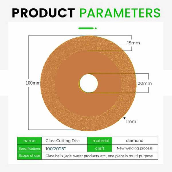 BowLift | Glass Cutting Disc Ceramic