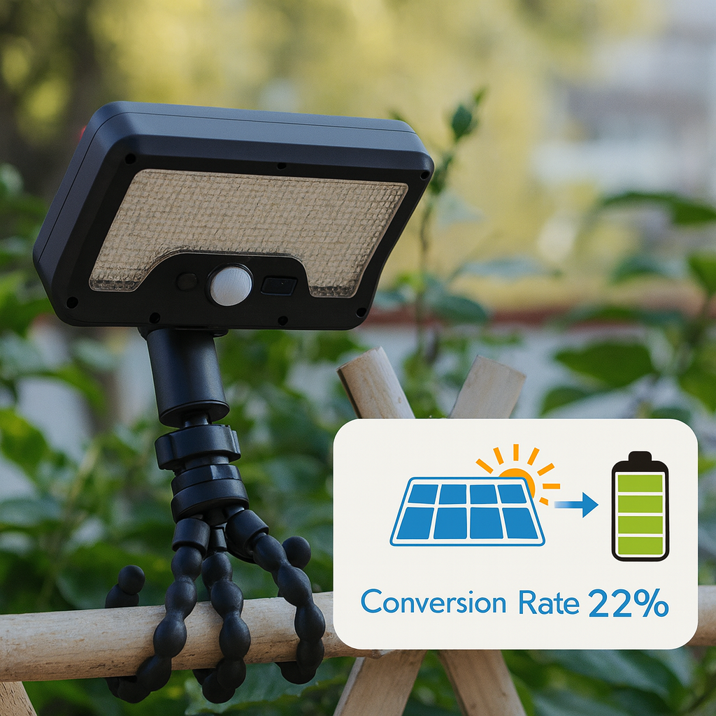 BowLift | Flexible Tripod Solar Powered Motion Sensor Outdoor Light