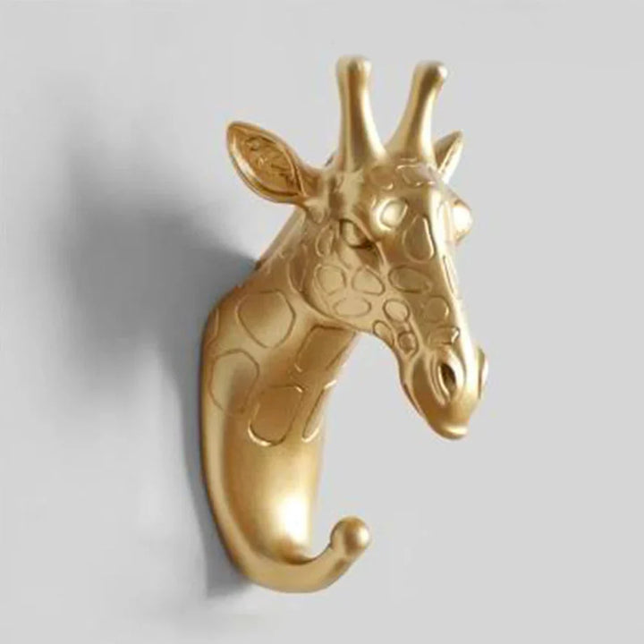BowLift | Luxurious Golden Animal Head Wall Hook for Keys