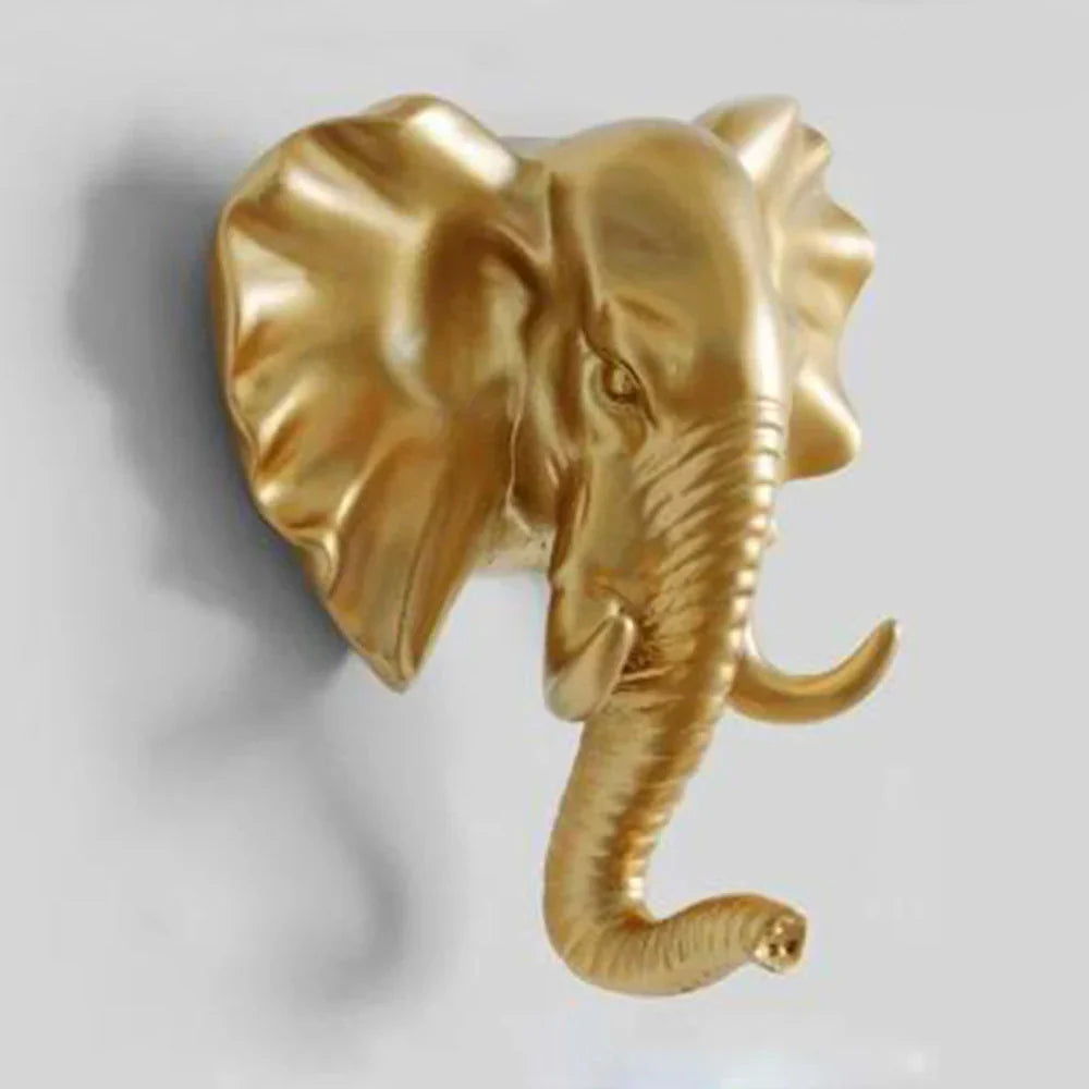 BowLift | Luxurious Golden Animal Head Wall Hook for Keys