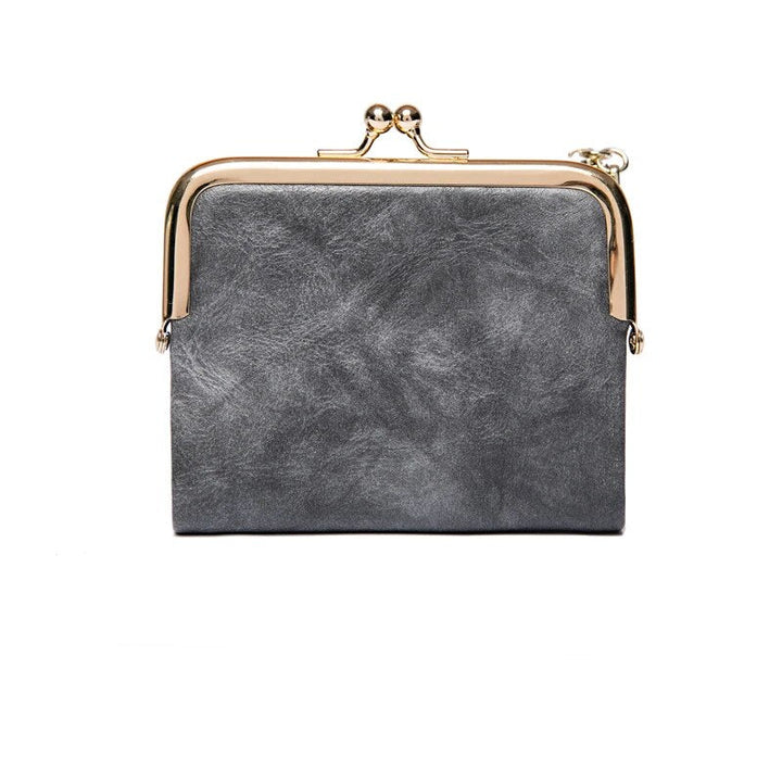 BowLift | Wallet Purse | Vintage Kiss Lock Small PU Leather