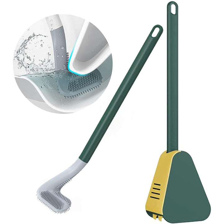 Long Handle Flexible Silicone Golf Toilet Brush | Bowlift