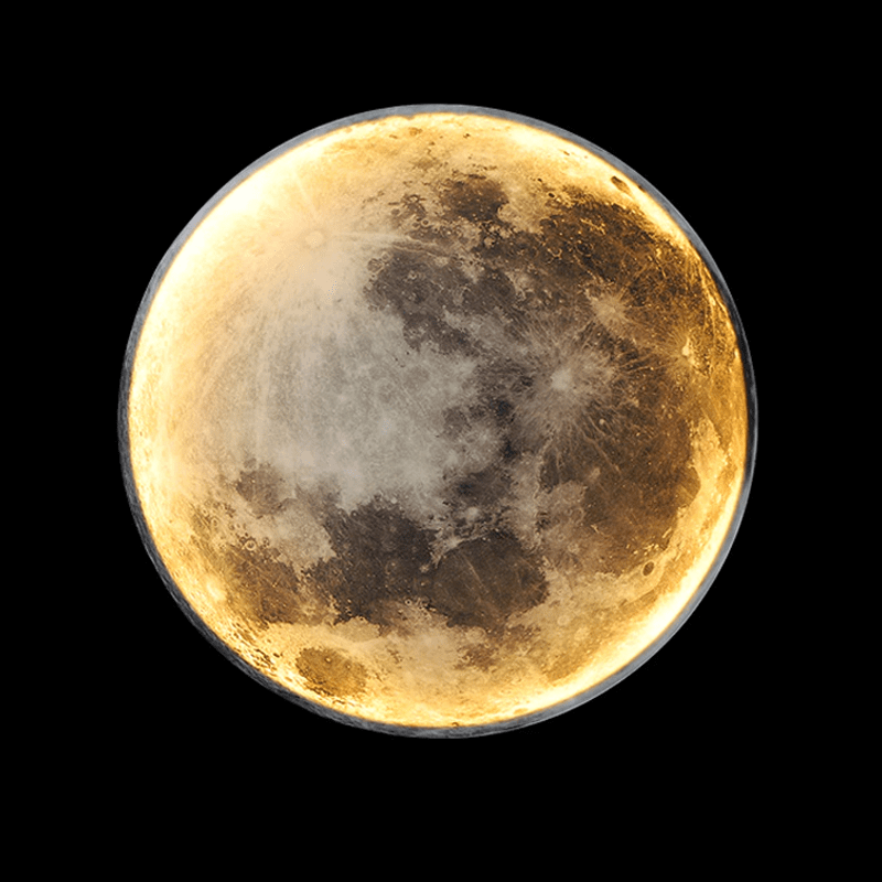 BowLift | LunaGlow – Adjustable Moon Wall Light with LED Ambience