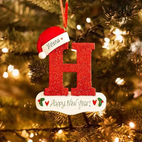 BowLift | Personalized Christmas 24 Letters Ornaments