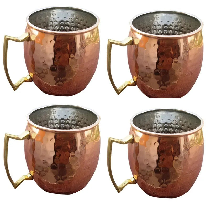BowLift | Hammered Copper Mug Set - ChillCopper