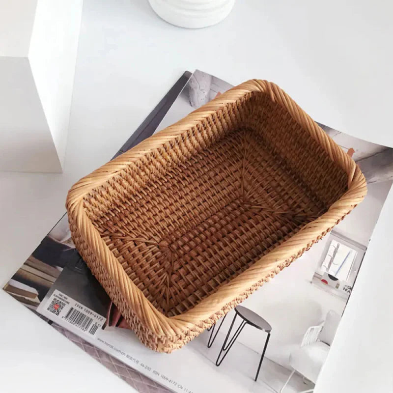 BowLift | Handwoven Rattan Willow Basket for Storage