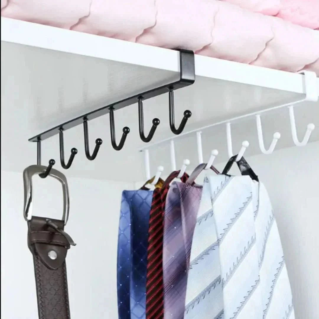 BowLift | Under Cabinet Hanging Rack – Space-Saving Kitchen Organizer