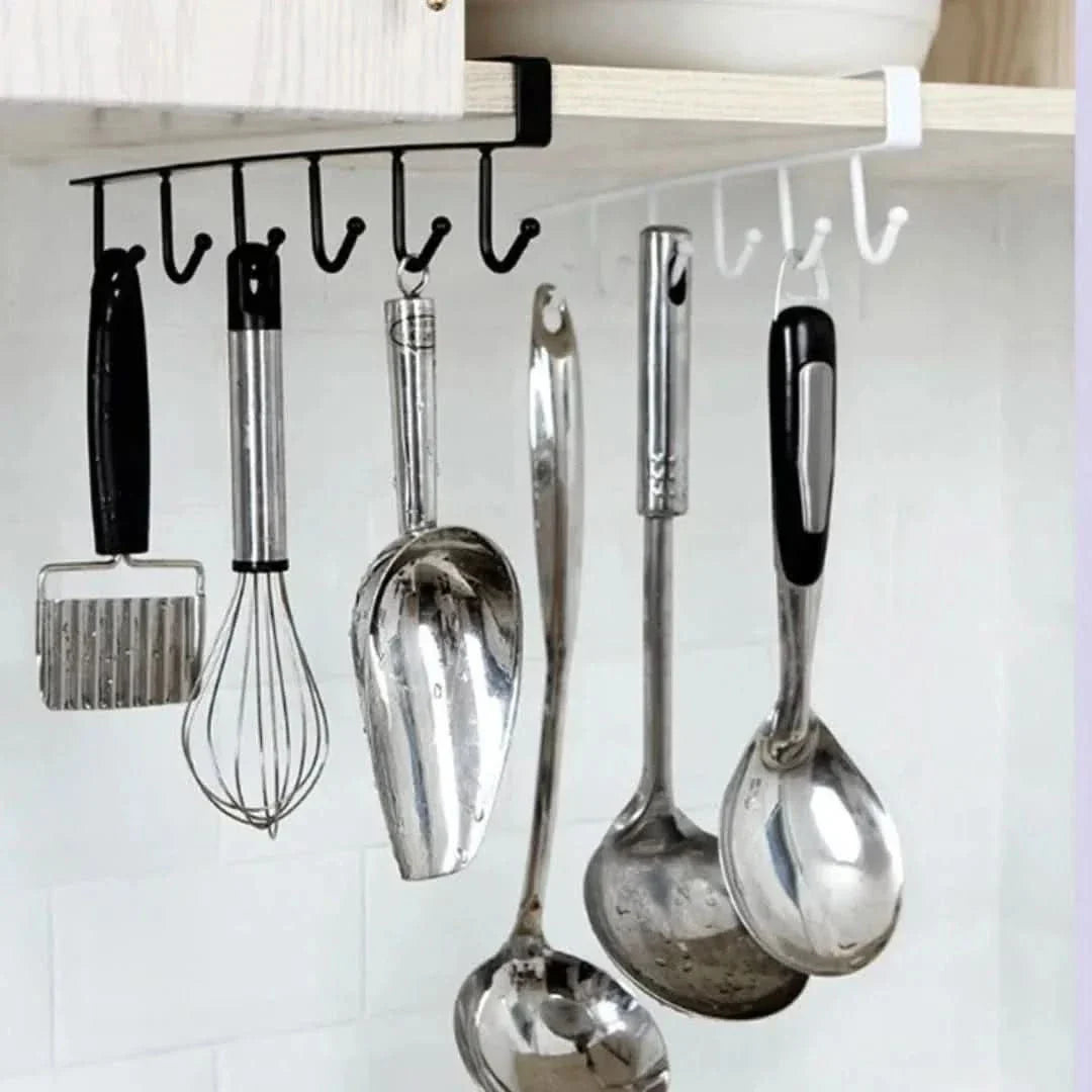 BowLift | Under Cabinet Hanging Rack – Space-Saving Kitchen Organizer