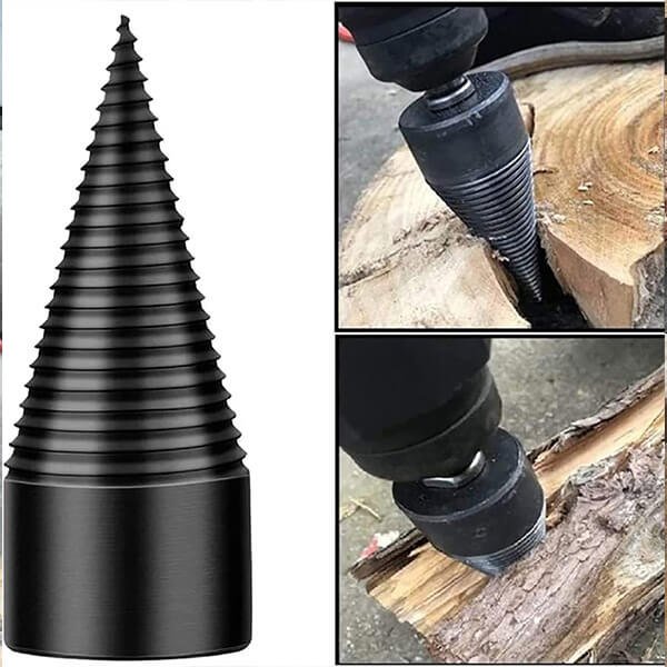 BowLift | Removable drill for wood splitting, electric drill for household use, robust drill