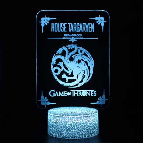 BowLift | 3D Lamp Game Of Thrones House Targaryen