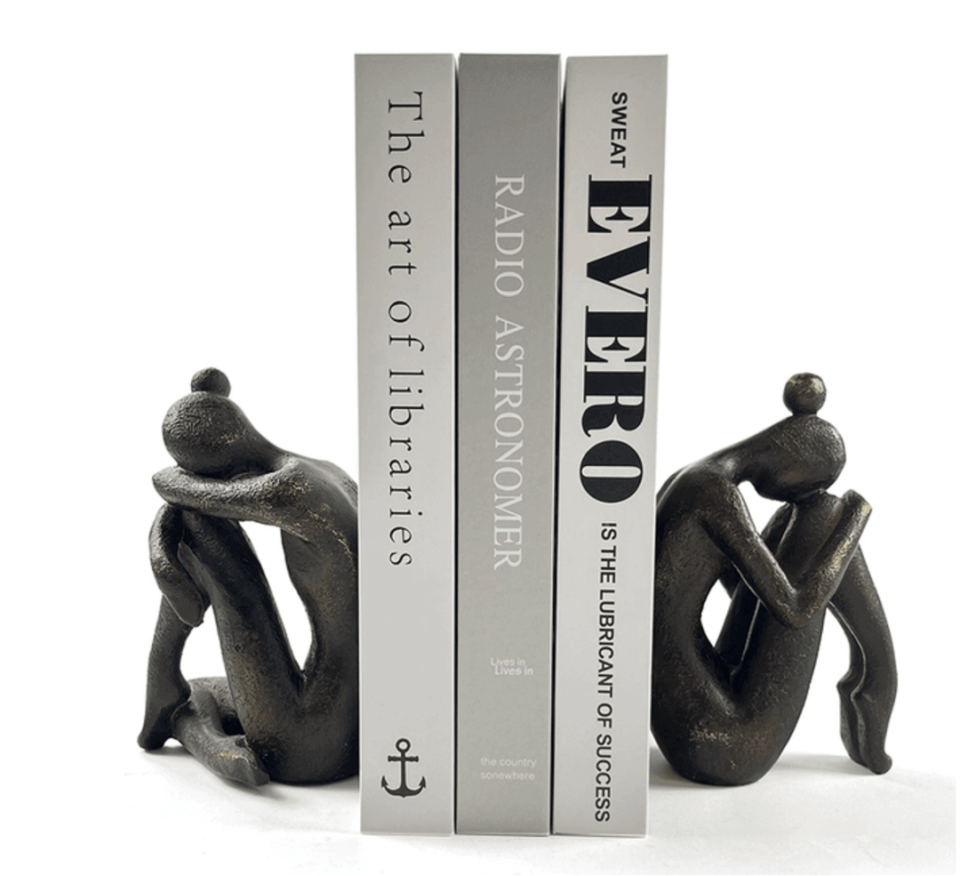 BowLift | Human-shaped resin bookends set