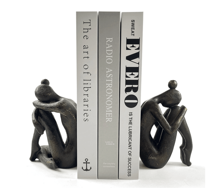 BowLift | Human-shaped resin bookends set