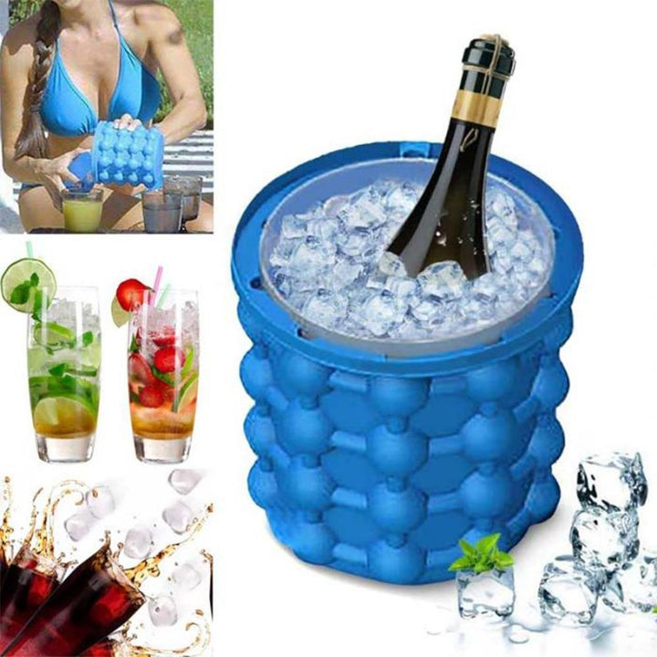 BowLift | IceCube Maker – Space-Saving 2-in-1 Ice Cube Tray & Drink Cooler