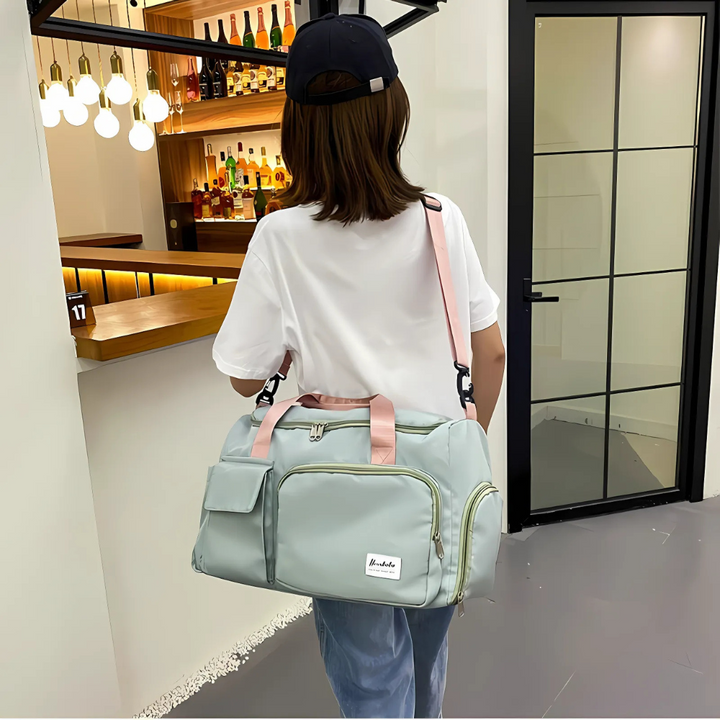 BowLift | Unisex Large Travel Duffel Bag | Lightweight Multi Pocket