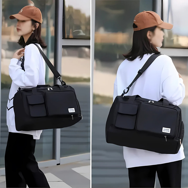BowLift | Unisex Large Travel Duffel Bag | Lightweight Multi Pocket