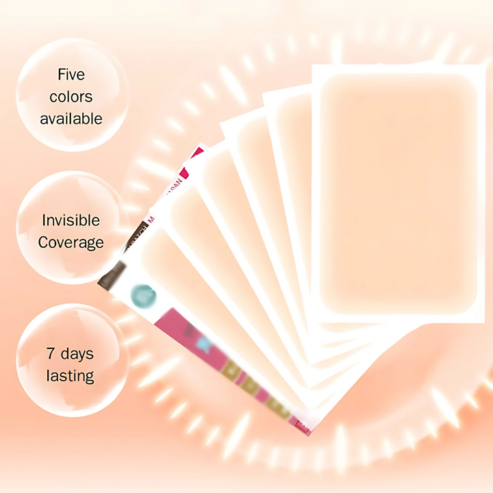 Waterproof Scar Concealer Patches with 13 × 8.5 cm Polyurethane Film