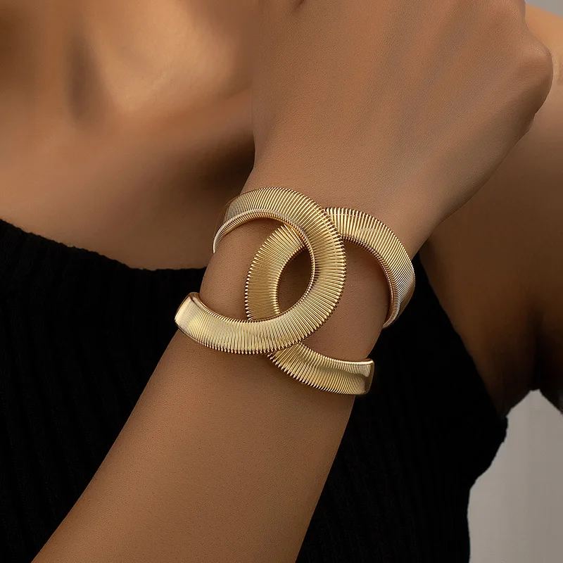 Elegant Double Gold Bracelet - Amara Collection Bowlift