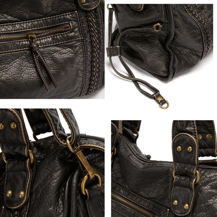 BowLift | Luxury Black Leather Handbag