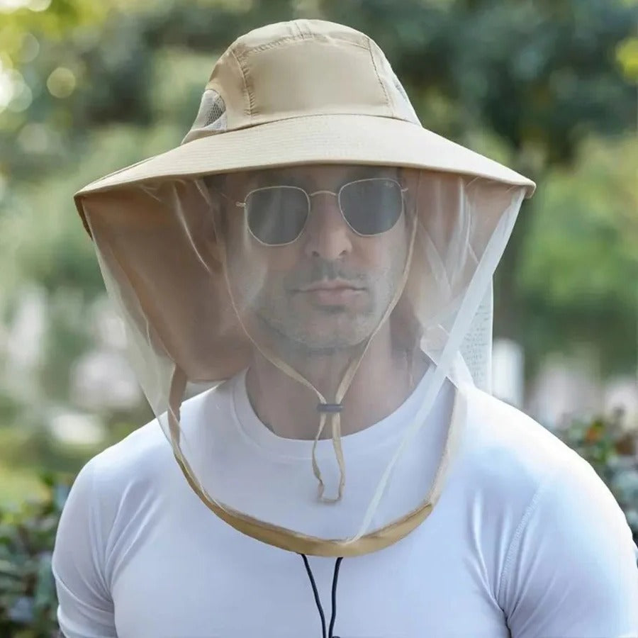 BowLift | Breathable Sun and Mosquito Protection Wide Brim Hat