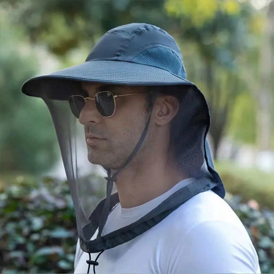 BowLift | Breathable Sun and Mosquito Protection Wide Brim Hat
