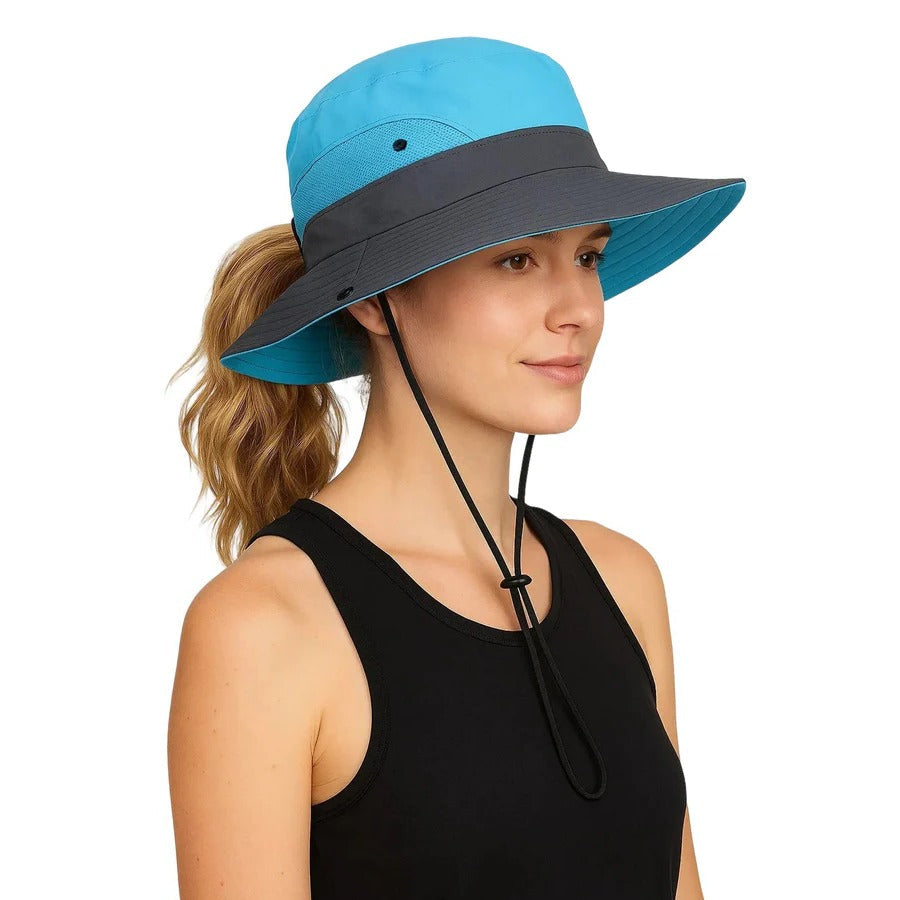 BowLift | Foldable Sun Hat, UV Protection Fisherman Style with Adjustable Strap