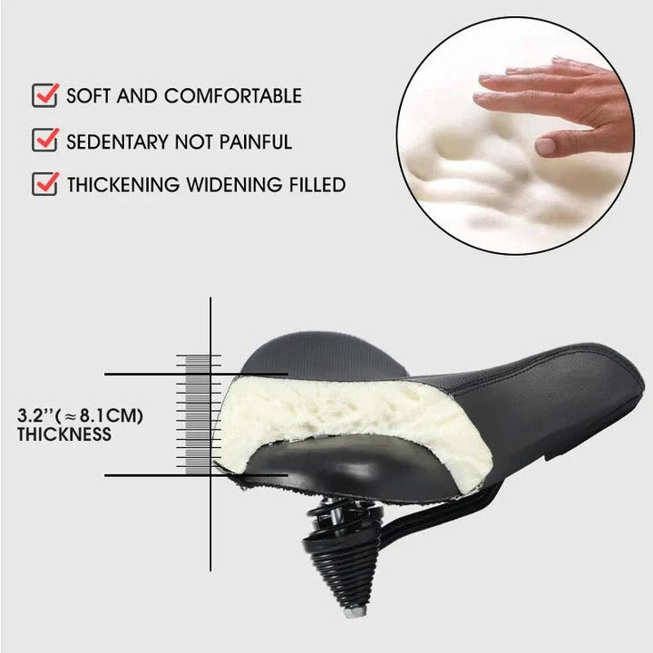 BowLift | AirFlow Comfort Bike Seat for Long Rides