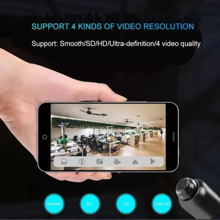 BowLift | 5G WiFi Mini Camera – Portable Wireless HD Smart Home Cam