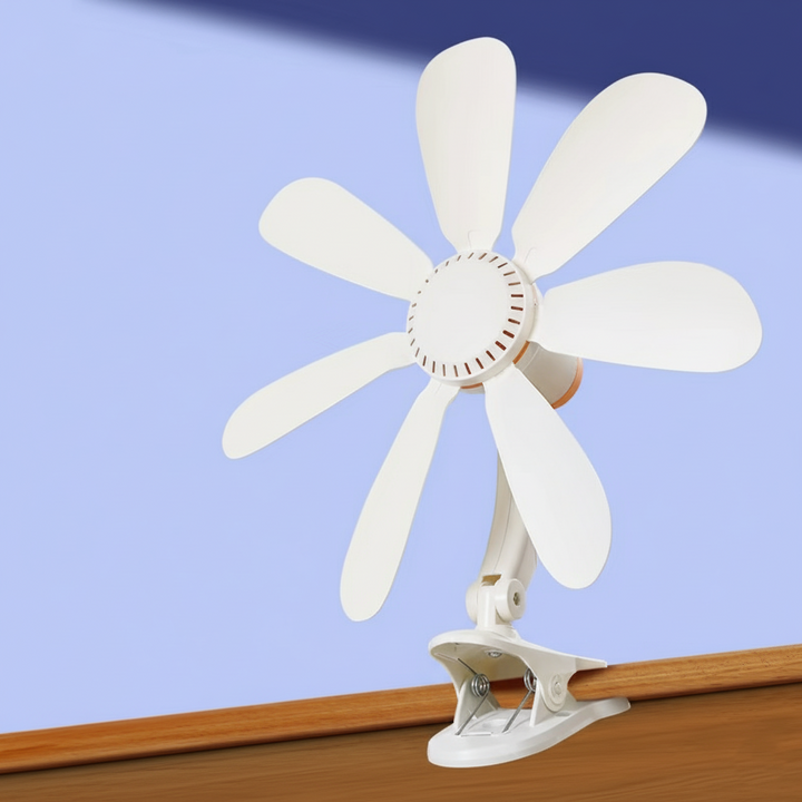 BowLift | Portable Clip-On Desk & Bedside Fan