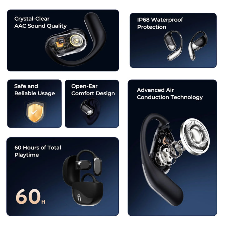 BowLift | Smart AI Translation Earbuds – 144 Language Translator