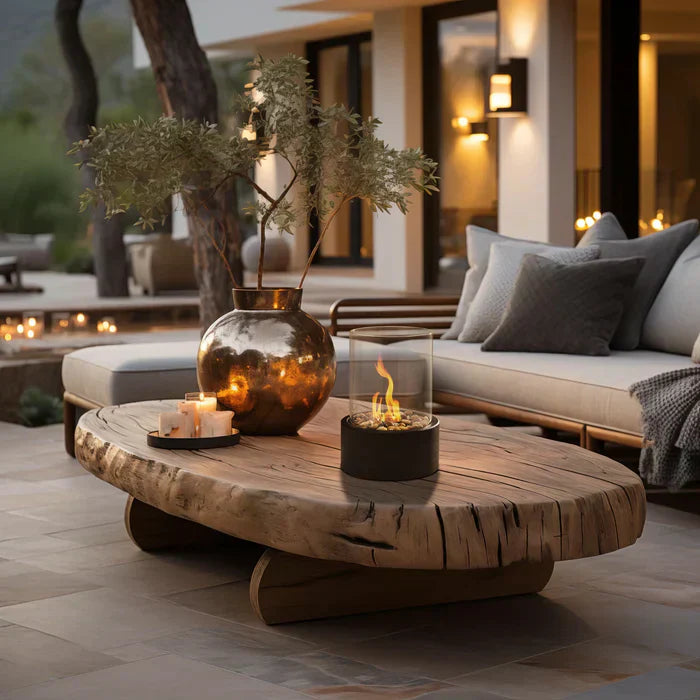 BowLift | Stylish Table Fireplace GlowLuxe Lantern for Coziness at Home