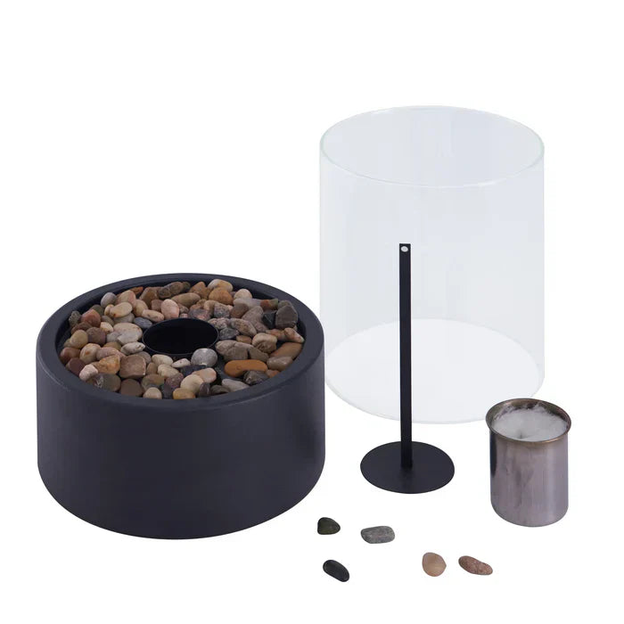 BowLift | Stylish Table Fireplace GlowLuxe Lantern for Coziness at Home