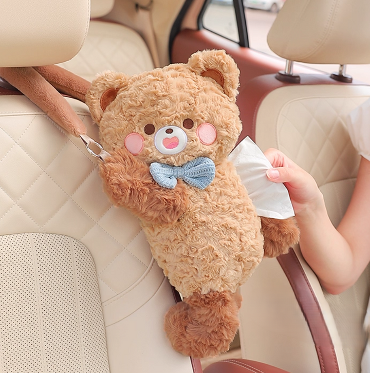 BowLift | Cuddle Bear Plush Tissue Box